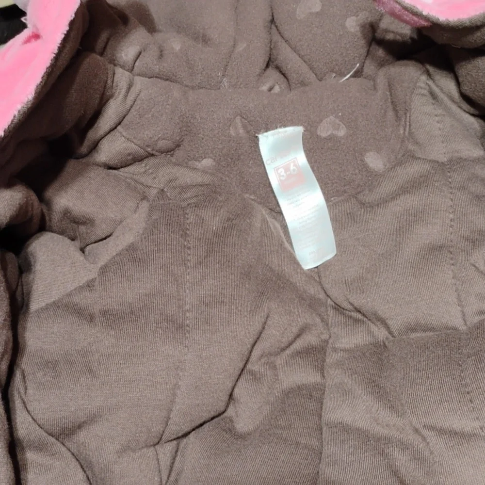 Carter's double zipper insulated jacket